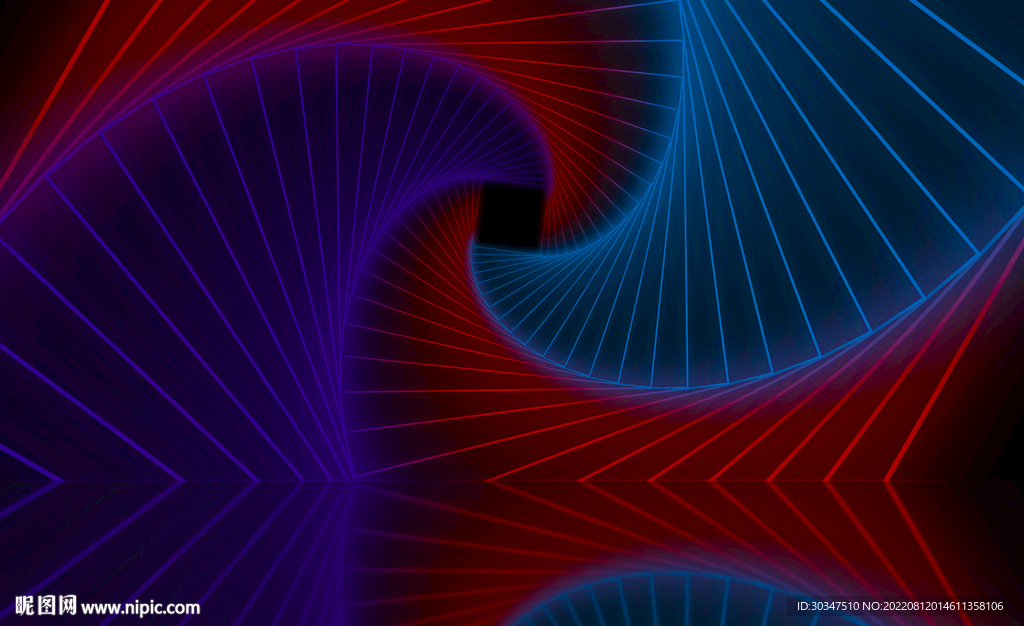 炫酷直播间舞台背景