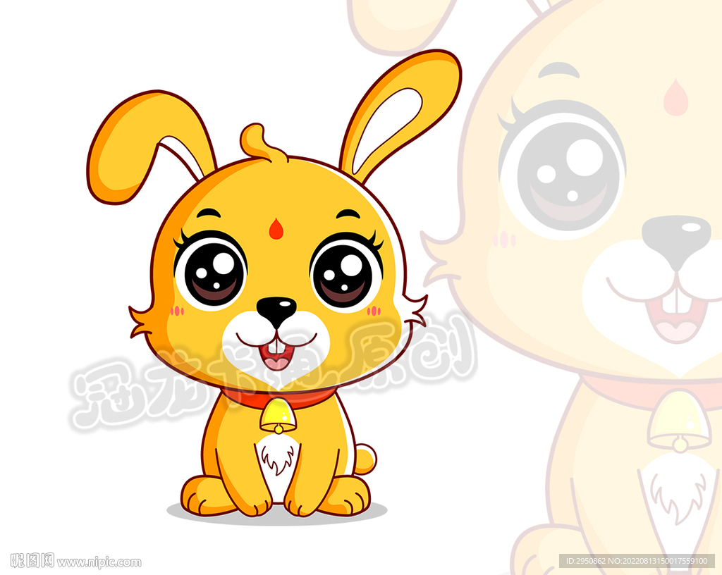 卡通如意兔子百分百原创版