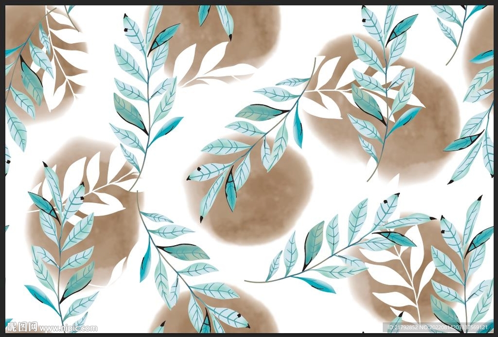 手绘花 数码印花图片 