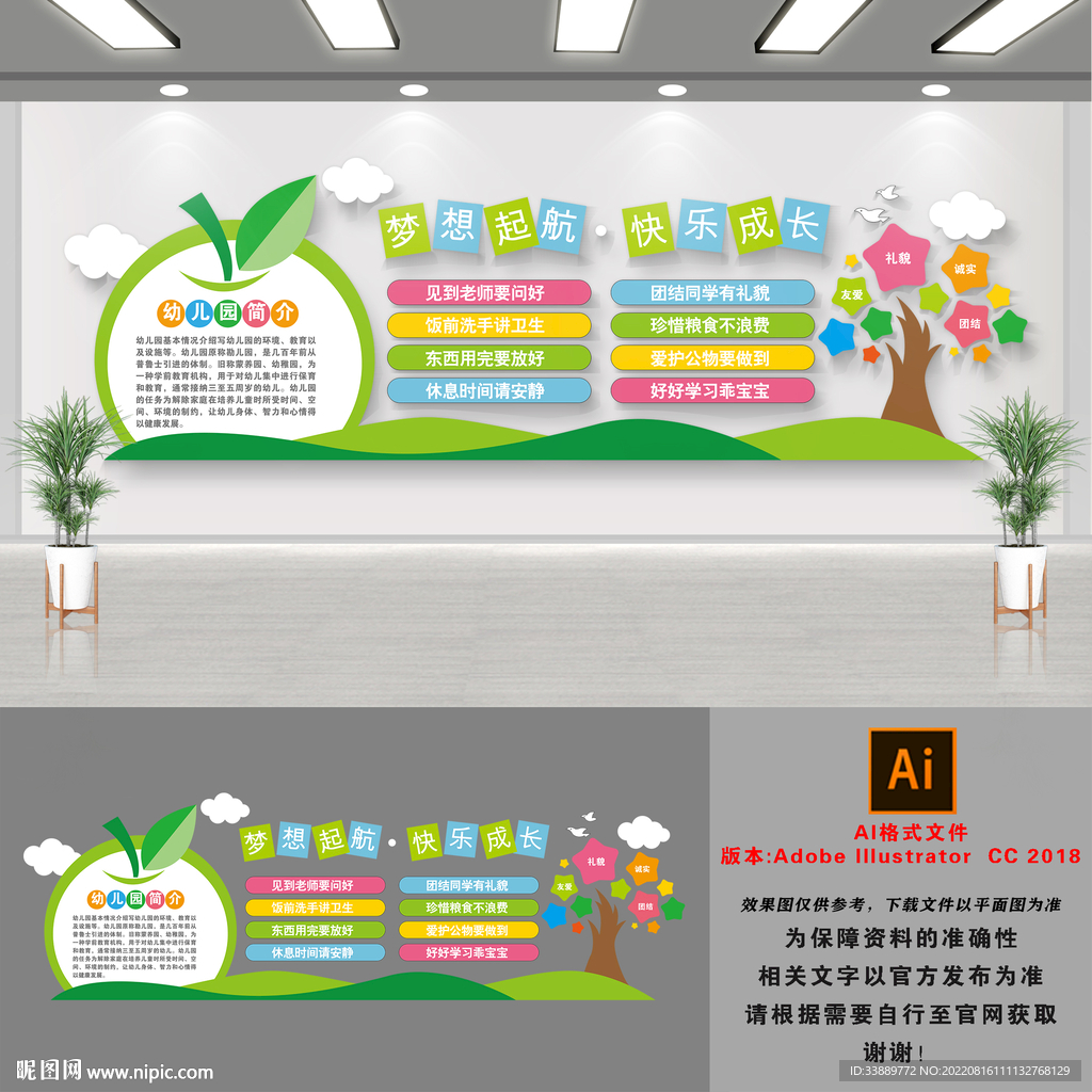 儿童文明礼仪文化墙