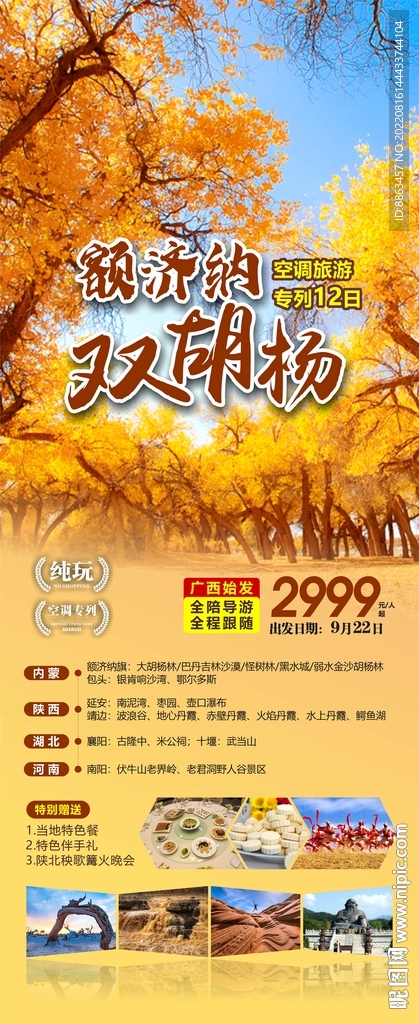 胡杨林空调旅游专列