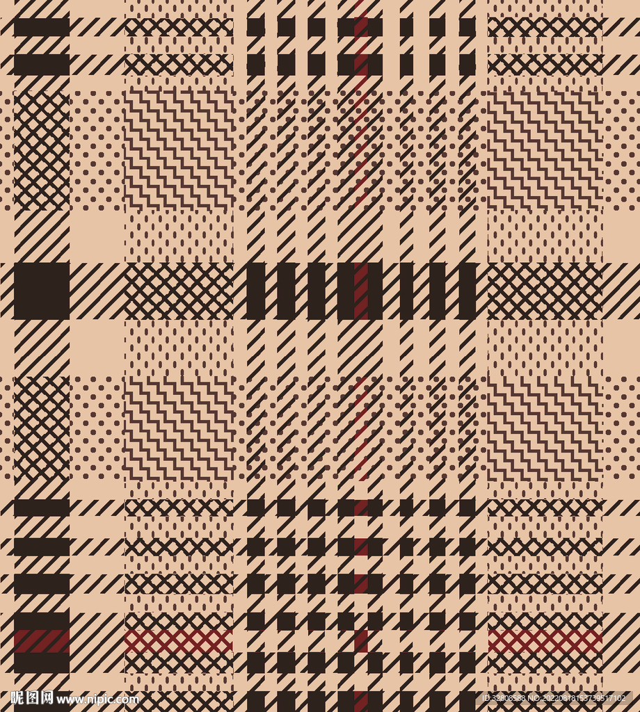 大牌 几何 格子