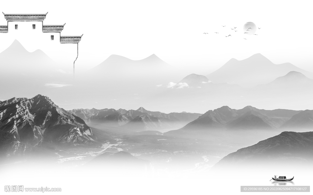 新款中式新山水图 TIF分层