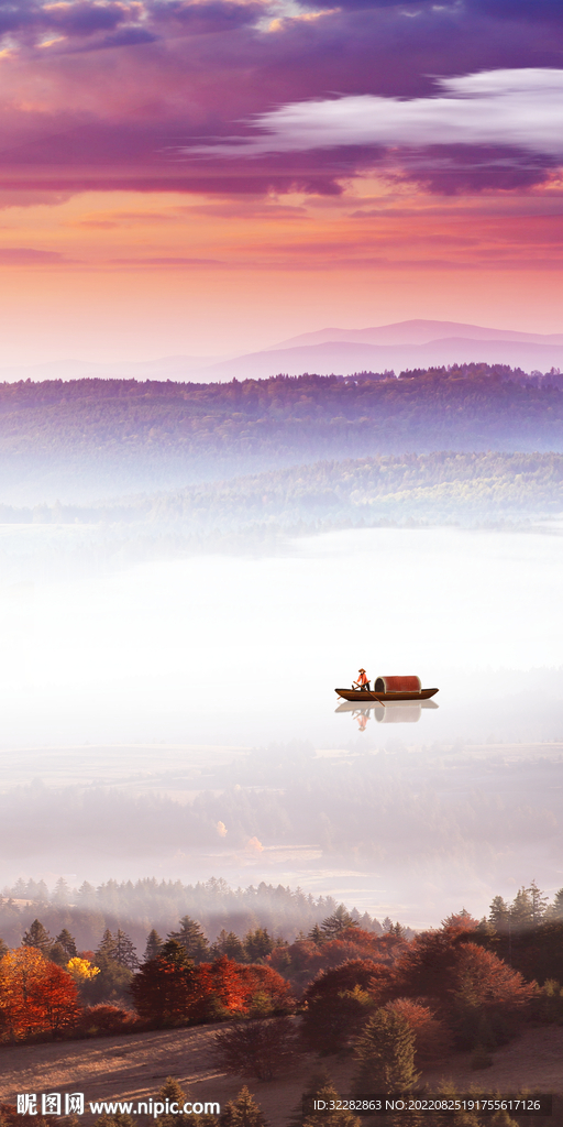 最新高端玄关山水 tif分层
