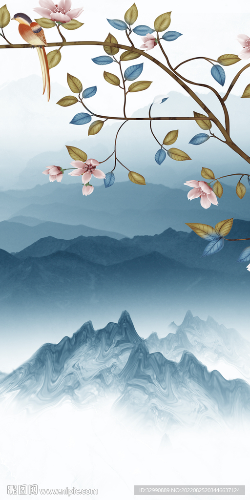 高端现代玄关新画 Tif分层