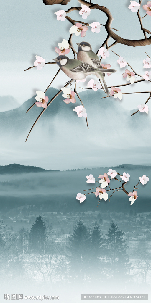 大气 无框玄关新画 Tif分层