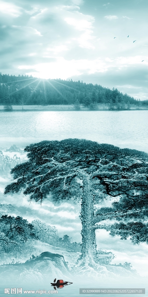 简约现代玄关新画 Tif分层