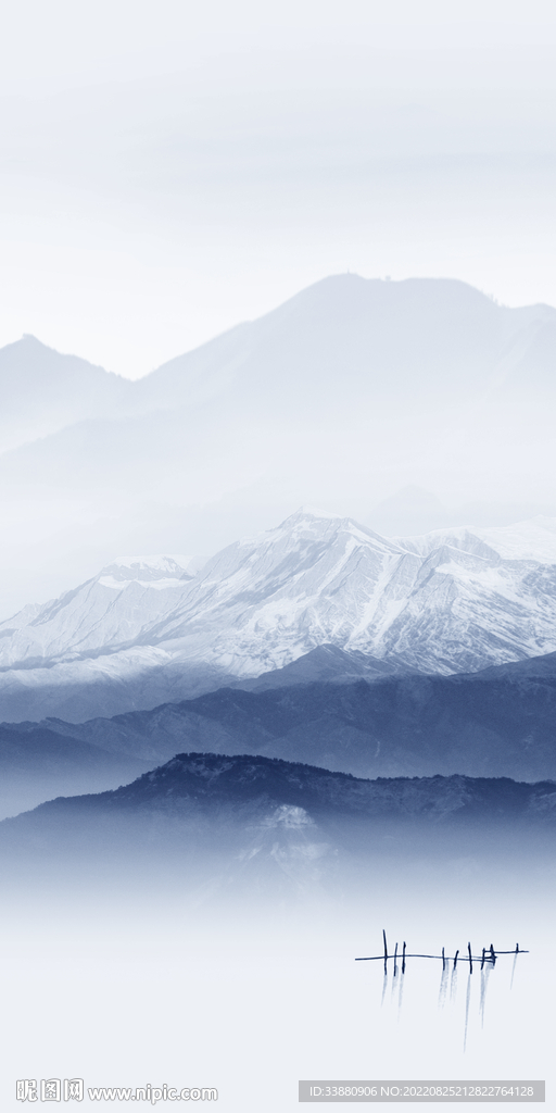 中式意境人气玄关 Tif分层