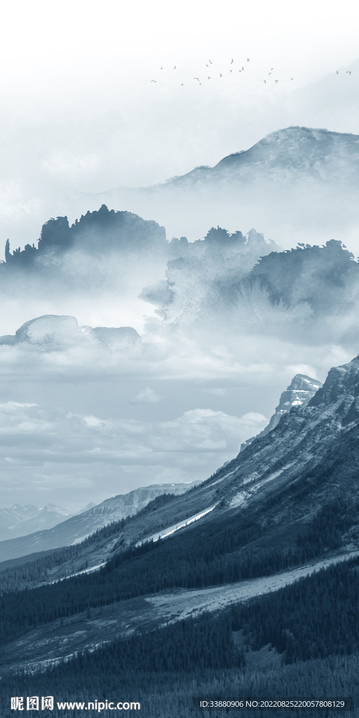 高档 意境人气玄关 Tif分层