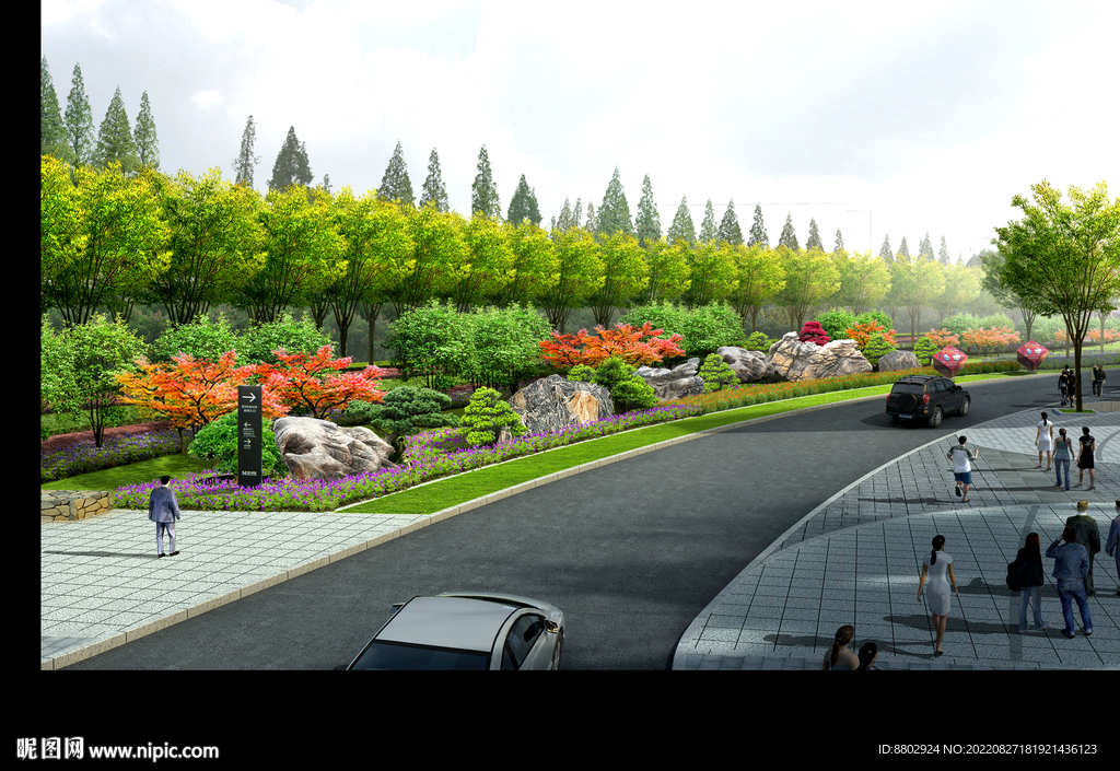 美丽乡村道路景观设计