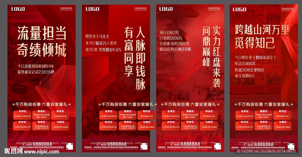 地产实力红盘热销数据图