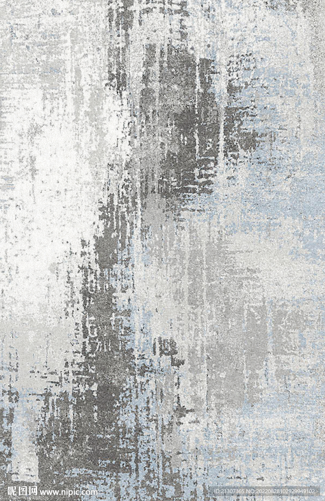 侘寂ins风地毯 北欧抽象地毯