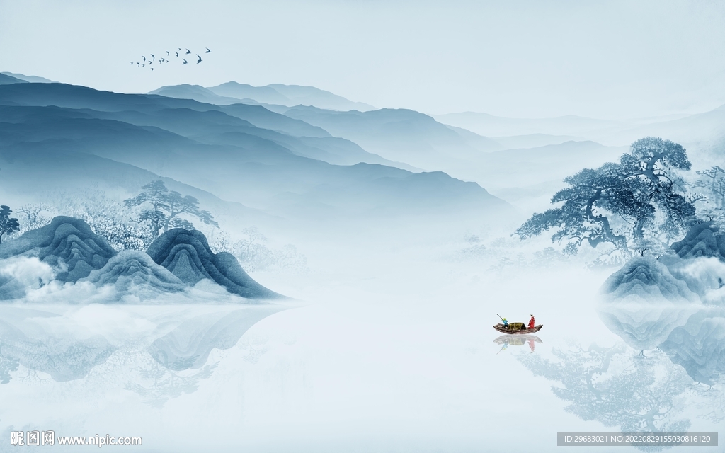 高档新上架山水画 TIf分层