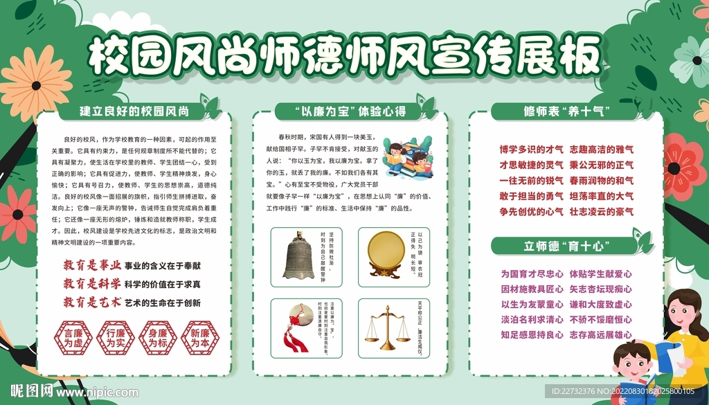 师德师风展板