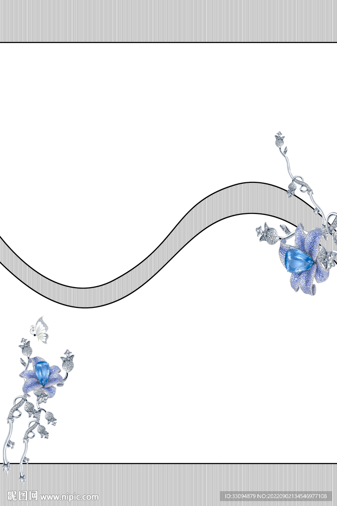 高清分层透明底推拉门打印图