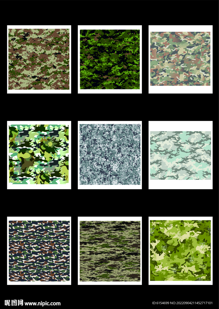 迷彩印花图片