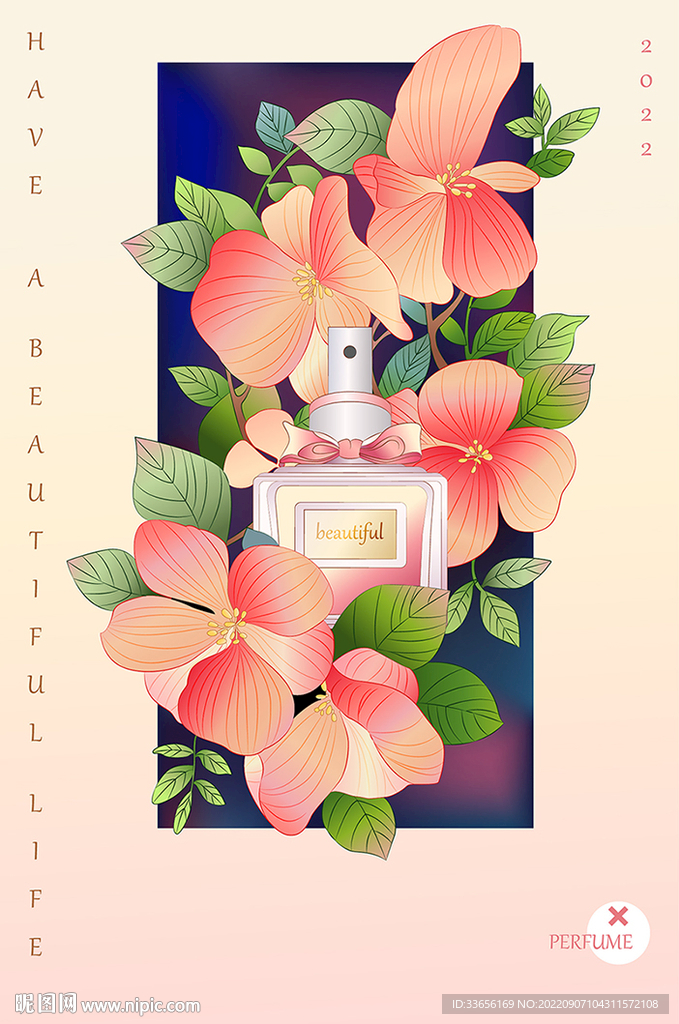 香水海报