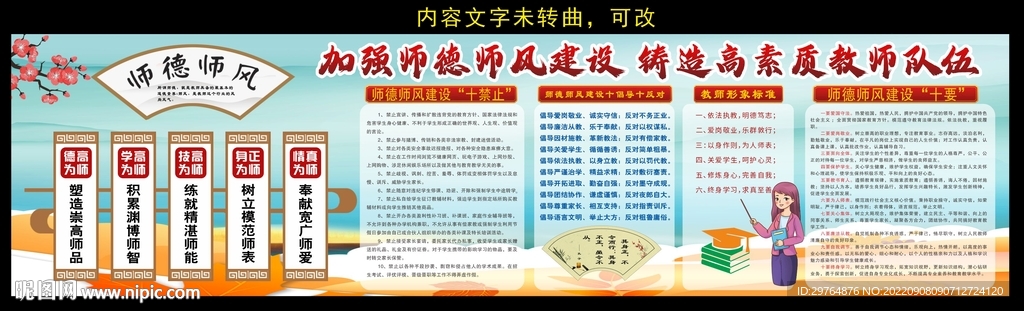 师德师风铸造高素质教师