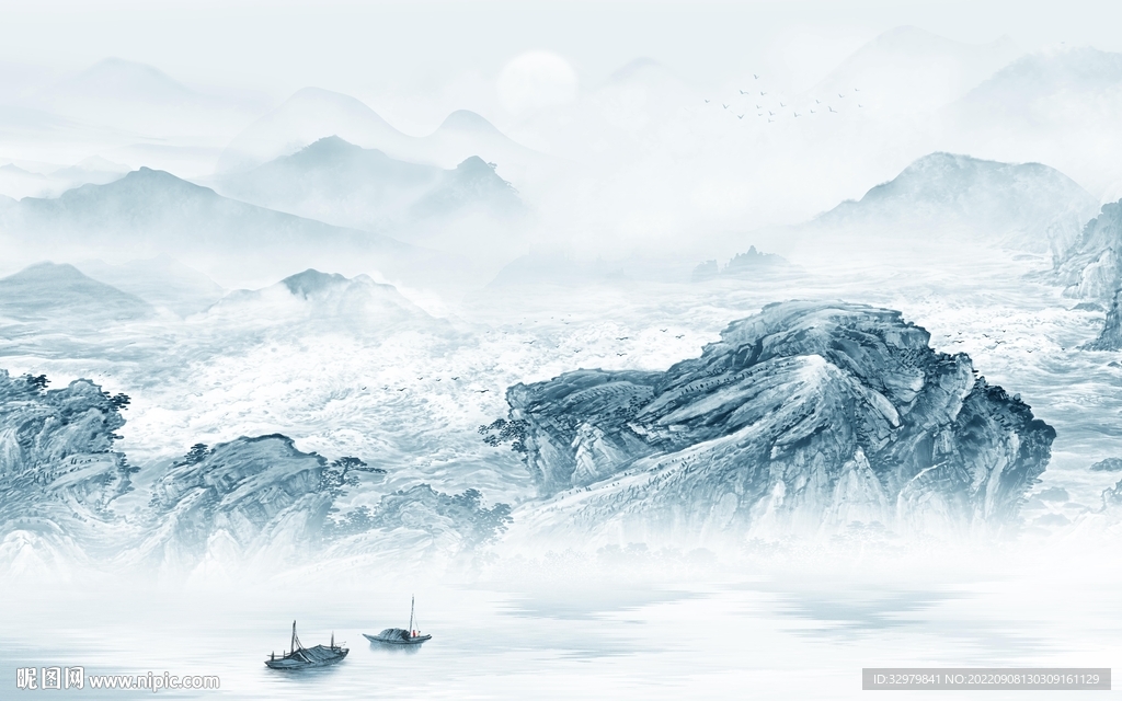 大气新上架山水画 TIf分层