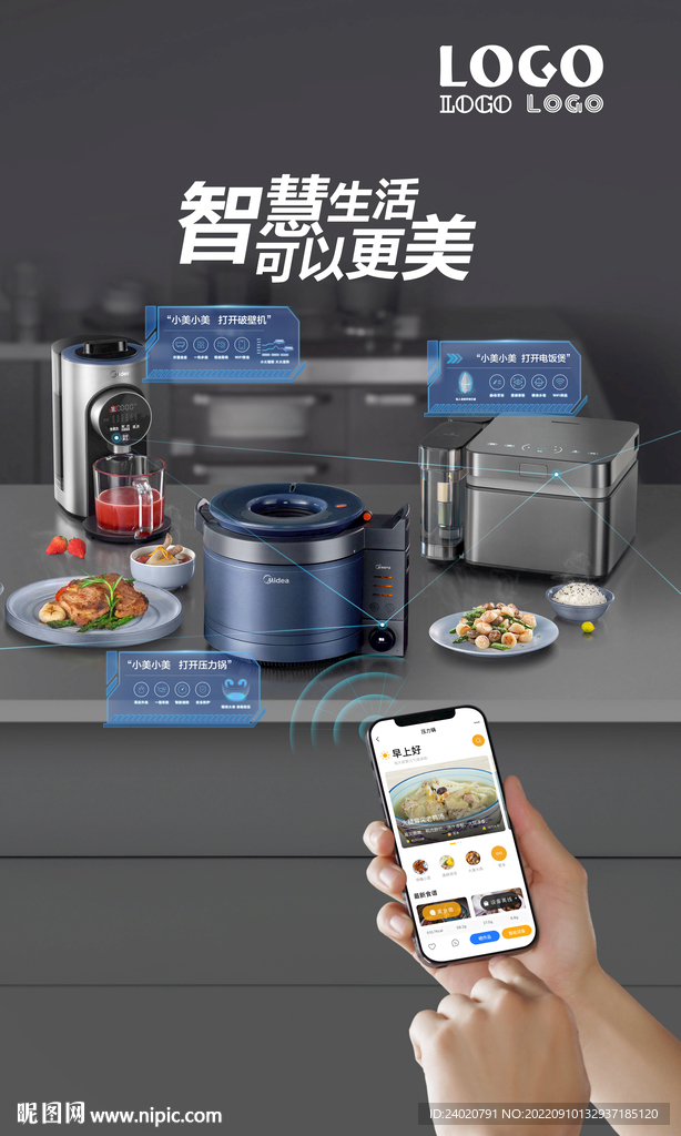 厨房智能产品全家福