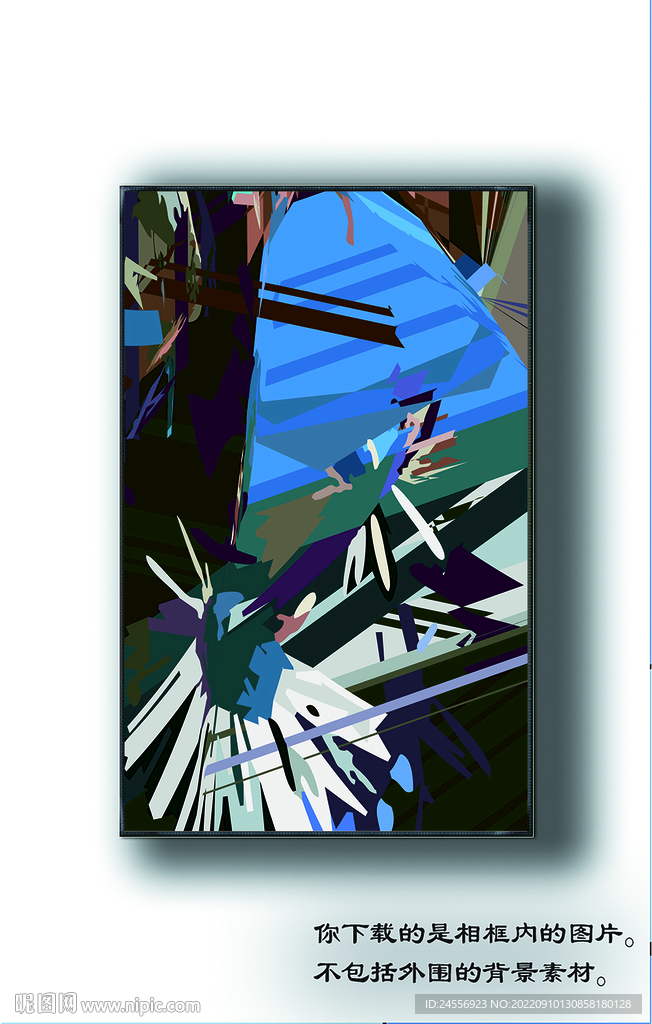 新中式抽象油画