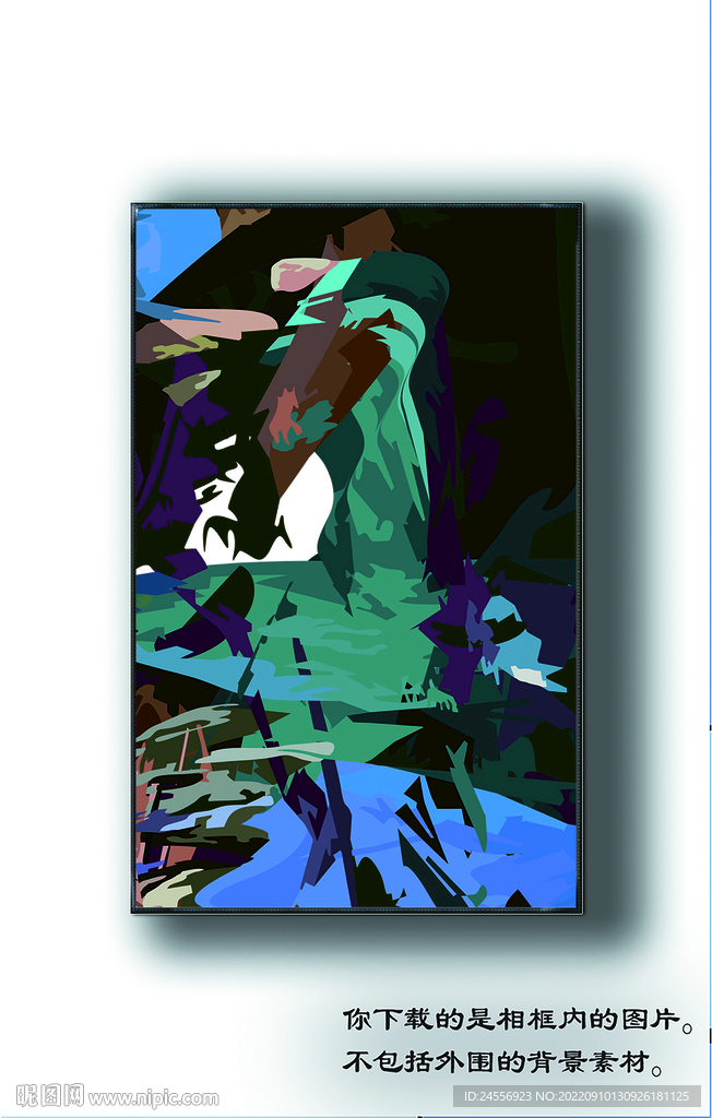 轻奢抽象装饰画