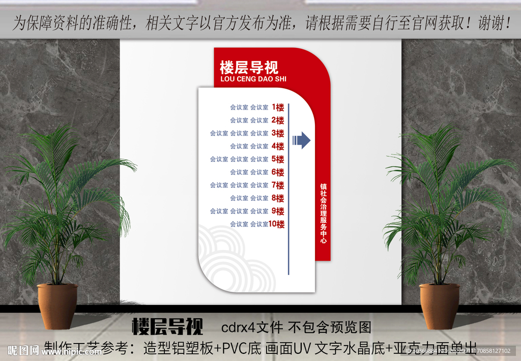 导视牌楼层索引