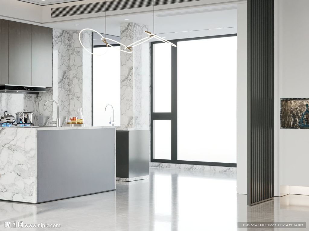 餐厅场景3D空景