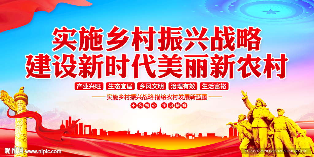 新农村建设展板