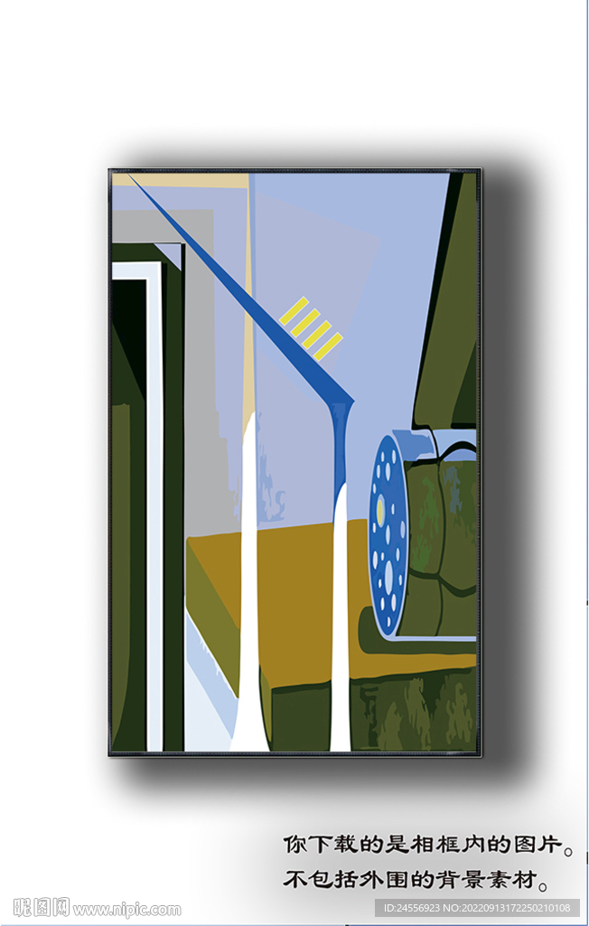 欧式抽象装饰画