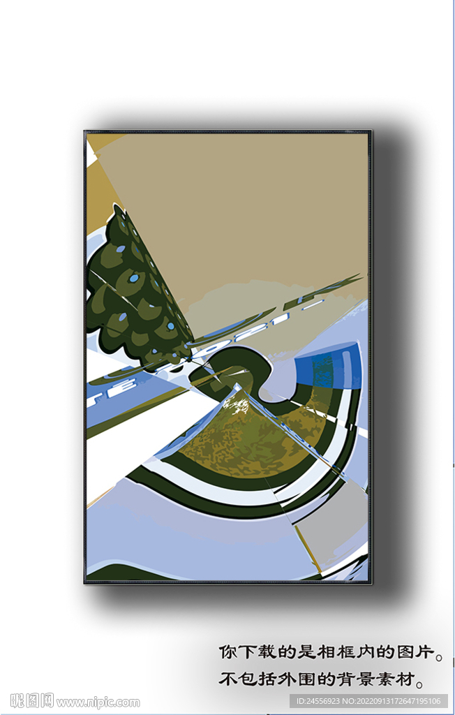 欧式抽象装饰画