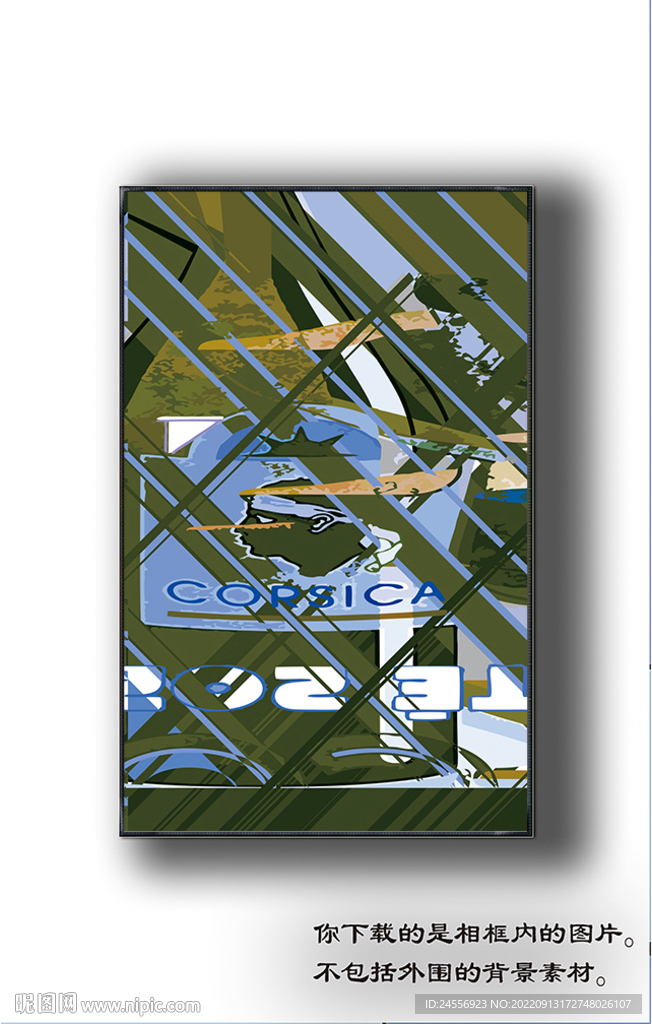 欧式抽象装饰画