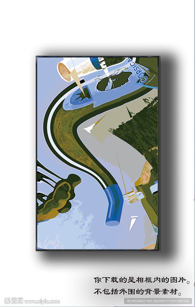 欧式抽象装饰画