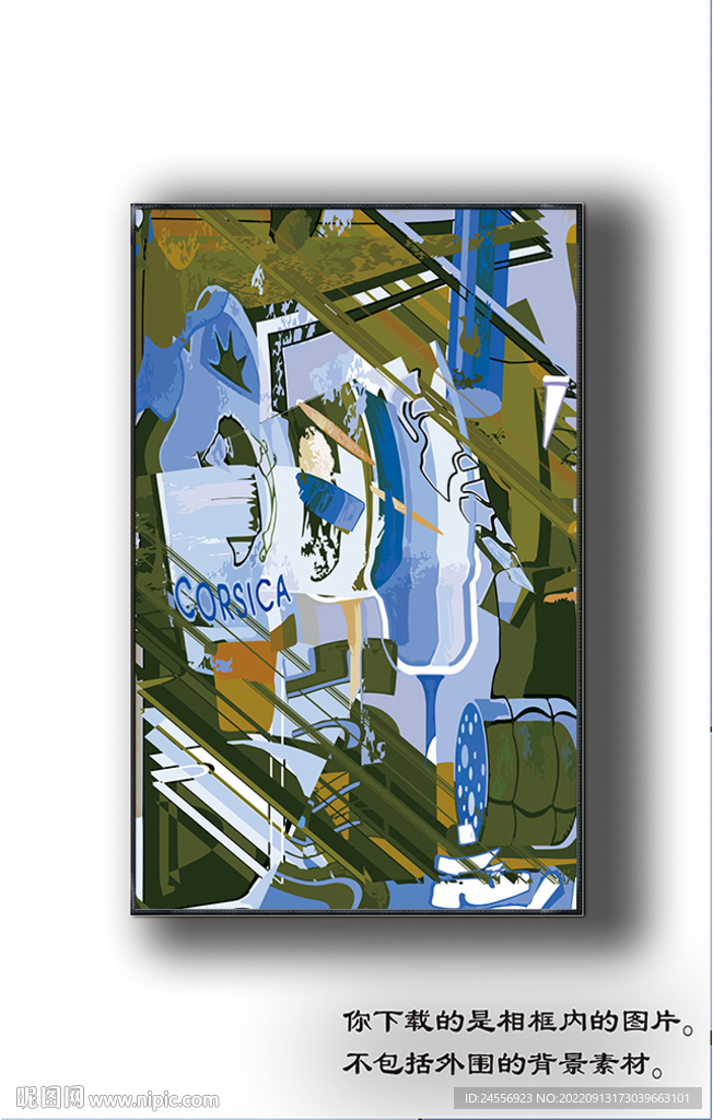 欧式抽象装饰画