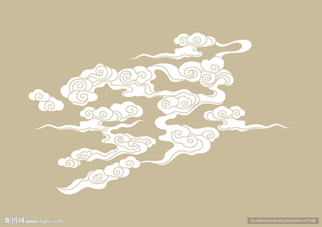 云纹 底纹 四方连续