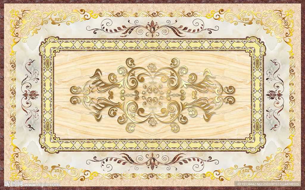 欧式大理石拼花地砖