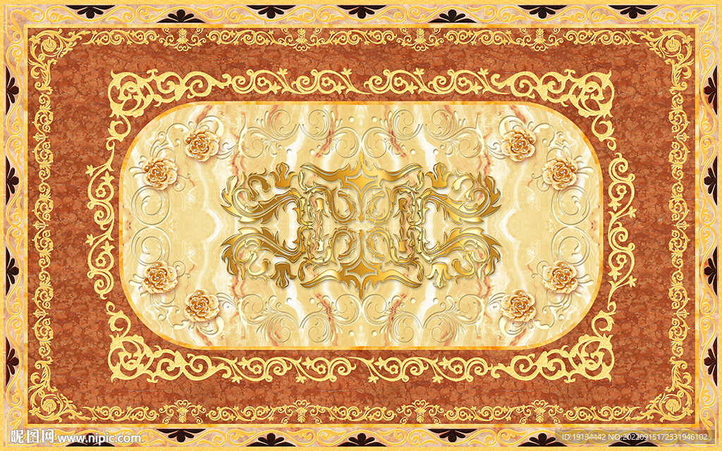 欧式大理石拼花地砖