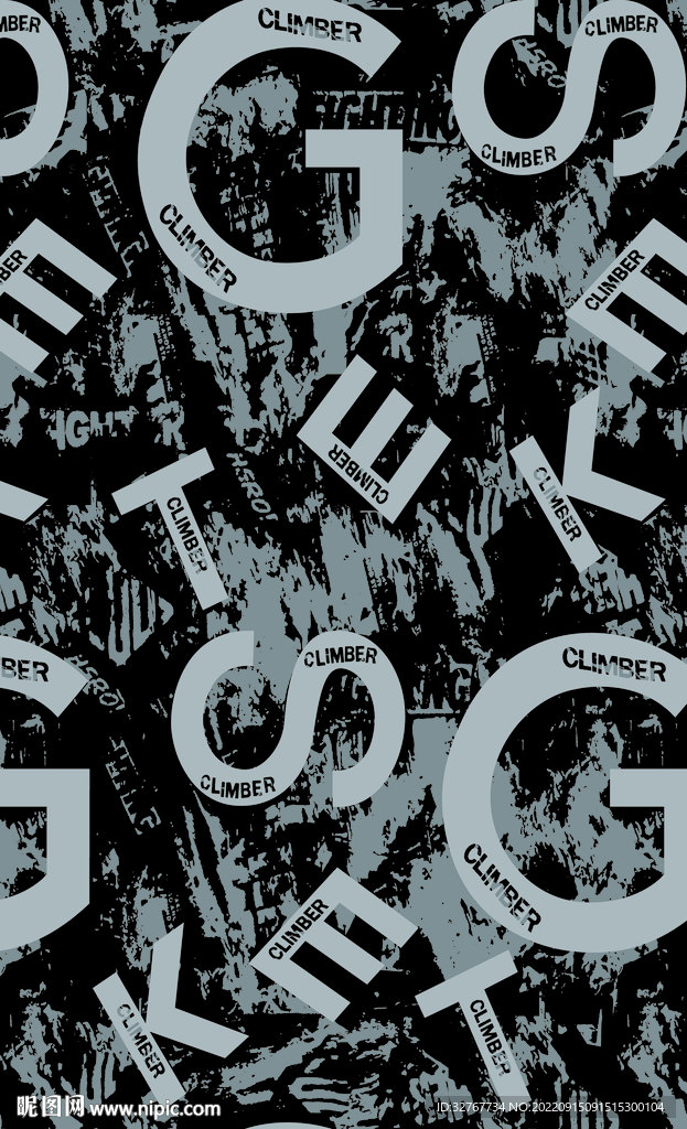 字母 底纹 迷彩