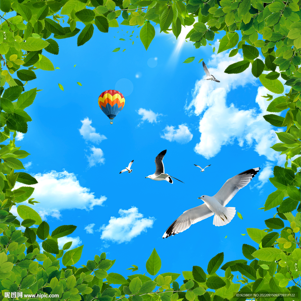 蓝天白云软膜天花