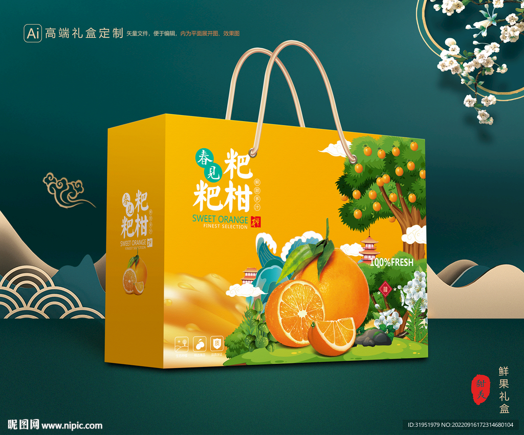 粑粑柑包装 水果礼盒