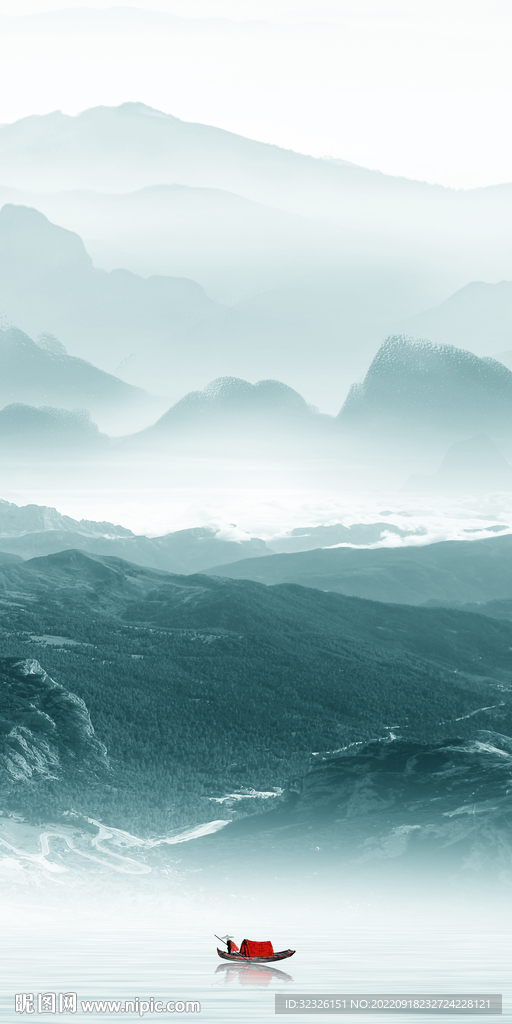 爆款简约中式玄关 tif分层