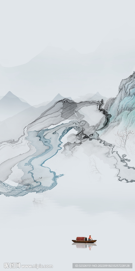 高档简约意境玄关 tiF分层
