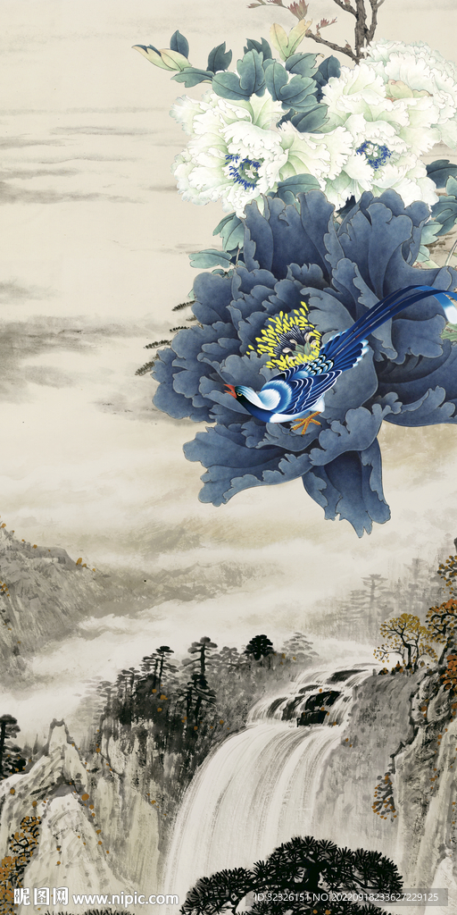 古风 简约中式玄关 tif分层