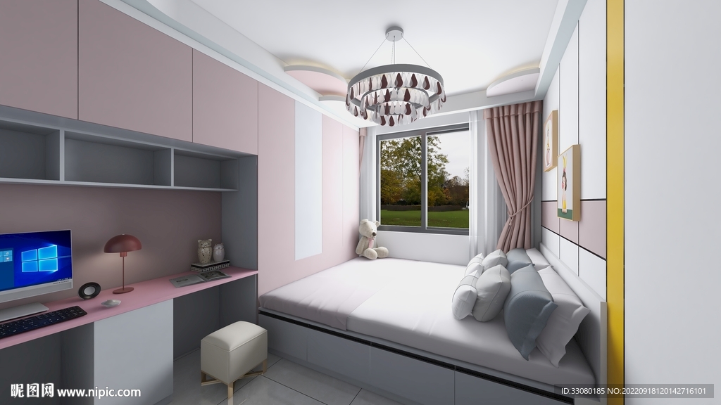 女孩房装修效果