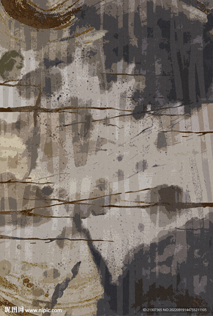 侘寂ins风北欧抽象地毯