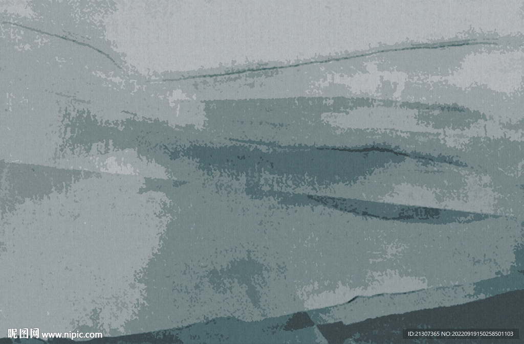 灰蓝色抽象地毯