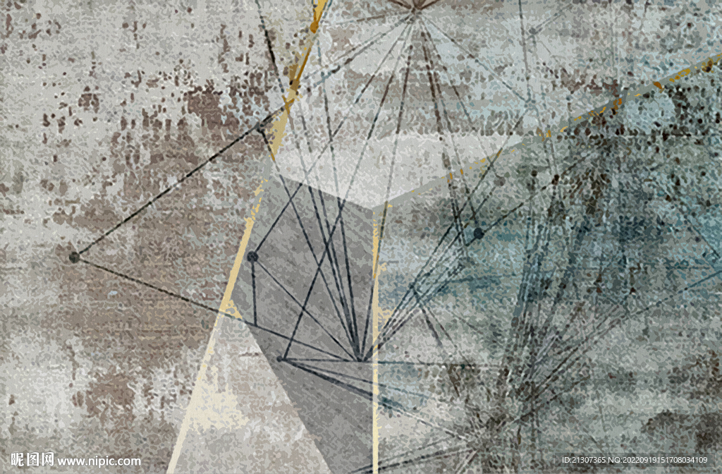 现代北欧抽象地毯