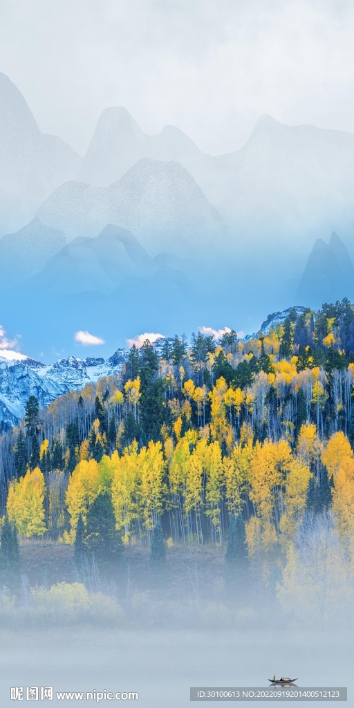 高清 最新玄关山水 tif分层