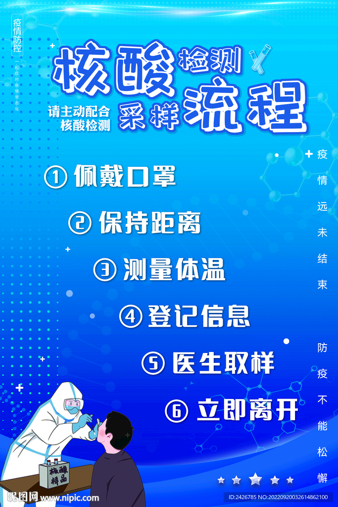 核酸检测采样流程