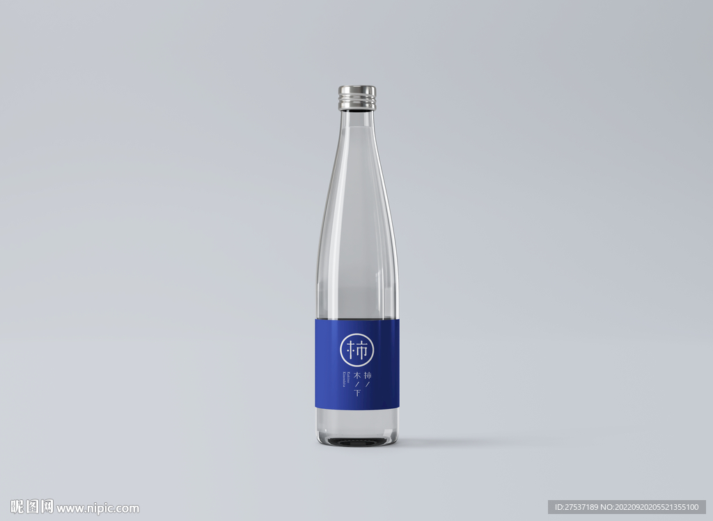 餐饮品牌设计样机  清酒酒瓶